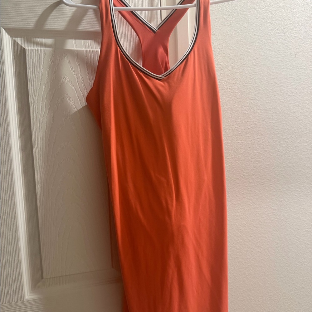 All in Motion Asymmetrical Dress in Orange